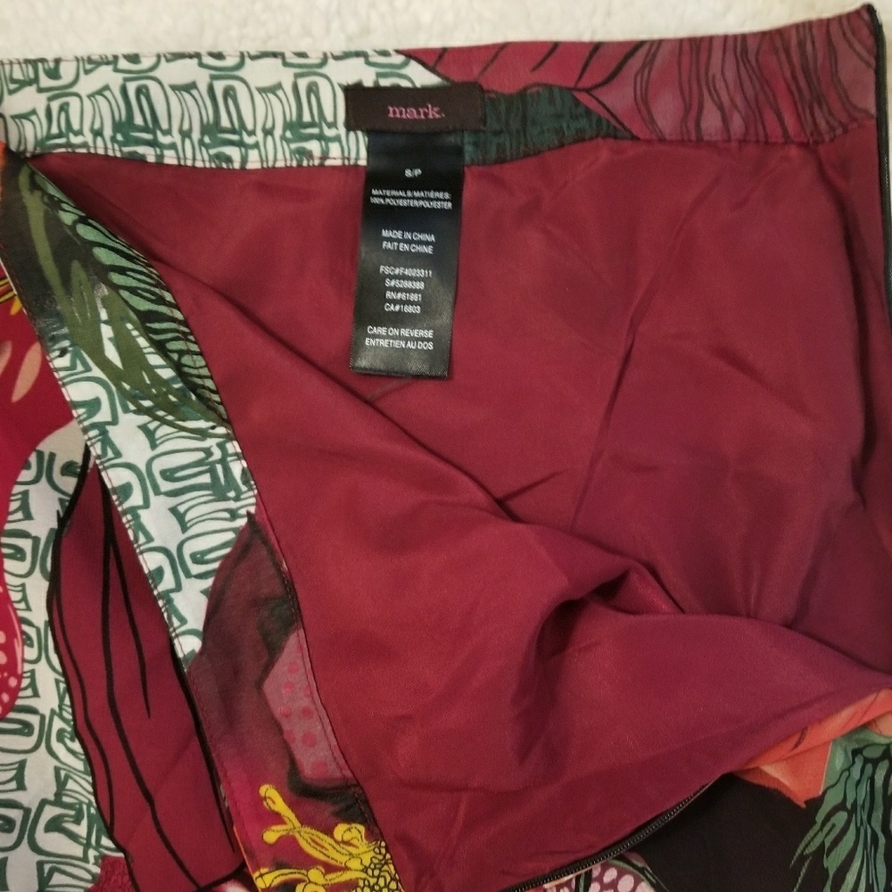 5 for 30> Long maxi dress floral. Small. Sd zip - Picture 4 of 5